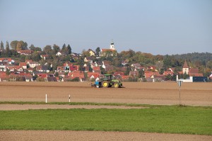 Bestes Wetter für Mittelfrankens Bauern herrschte u.a. am 4. Oktober 2014 (wie hier bei Herrieden). Foto: Goede