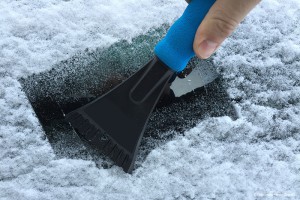 Das erste Mal so richtig "Schreiben Kratzen" ging in und um Ansbach in diesem Winter erstmals am 27. Dezember!
