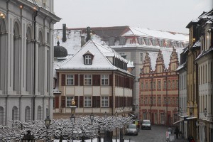 Industrieschneefall verwandelte Teile Ansbachs vom 12. bis 14. Februar in ein Wintermärchen