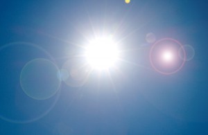 Stechender Sonnenschein sorgte für neue Hitzerekorde in Ansbach