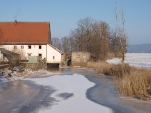 Winter an der Altmühl bei Neunkirchen, 12. Februar 2012