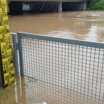 Hochwasser an der Rezat am 30. Mai 2016. Foto: Jürgen Grauf